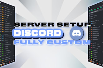 setup custom discord server professionally for your community