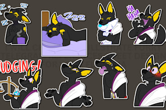 draw furry telegram stickers nsfw furry stickers discord animated stickers