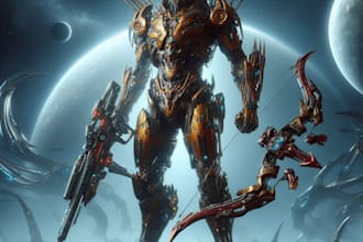 create a sci fi illustration or sci fi character for you