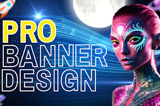 design a website banner or header