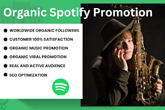 boost spotify music stream or spotify promotion