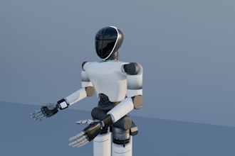 ue5 hero cyberpunk model, 3d robot pilot, unity game model, scifi mech, ue5 rig