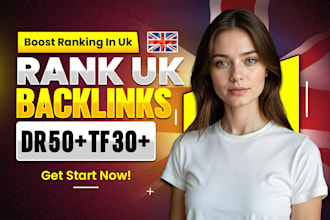 build high quality UK dofollow SEO backlinks high DR tf links