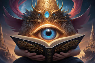 do eye catchy fantasy, fiction book cover design