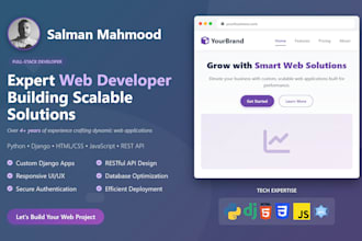 build custom website for your need with django