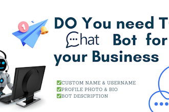 create  advanced telegram group with a custom automated bot