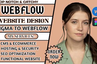 design webflow website redesign webflow website, covert figma to webflow website