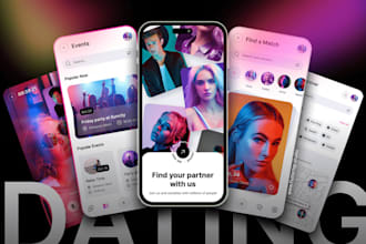 develop dating app like tinder, hinge, chat app, bumble, video livestreaming app