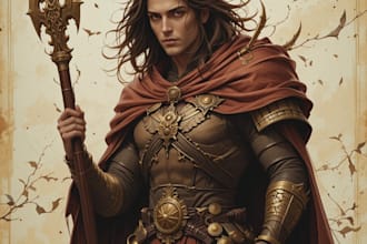 draw dnd character design