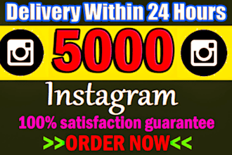 5000 real instagram followers organic growth your profile