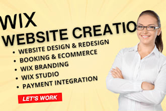 design wix website redesign wix website create edit build wix booking website