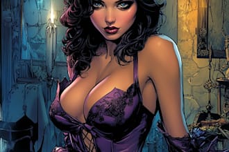 comic book illustration any kind of joke or your story
