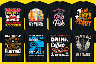 provide bulk tshirt designs for printful, merch and etsy