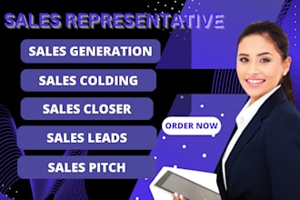 be your high ticket sales closer, sales agent, sales representative, salesperson