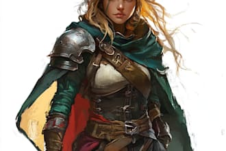 design superhero character for your comic or story