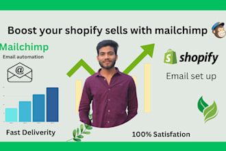set up mailchimp email automation for your shopify store