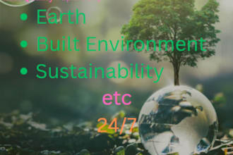 write on green , built environment, sustainable construction, circular economy