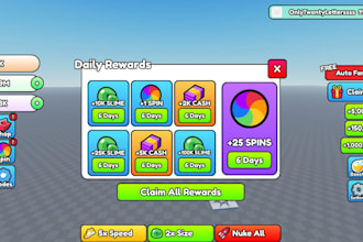 create professional roblox UI, gui for you
