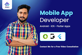 do mobile app development android ios app, building mobile app flutter developer