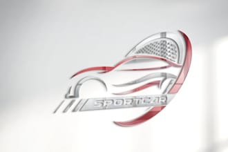 design a 2d or 3d auto detailing and car wash logo