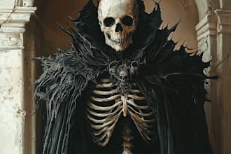 draw best fantasy horror art and horror character art