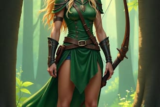 create high quality dnd character art