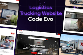 build a logistics website, cargo, dispatch and transportation website