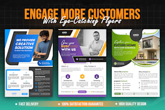 create an outstanding flyer design and church event flyer
