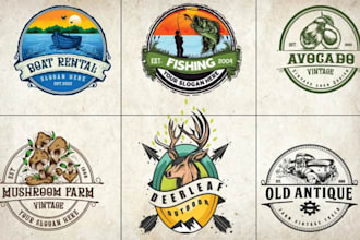 do retro, vintage, badge, outdoor emblem, or business logo