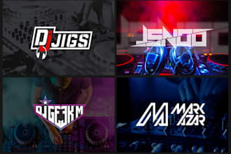design your music band or dj logo