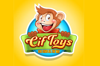 design awesome powerful toys logo