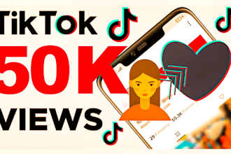 get organic 50k tiktok views with tiktok promotion