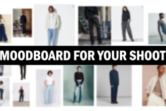 create a moodboard for your fashion ecom photoshoot