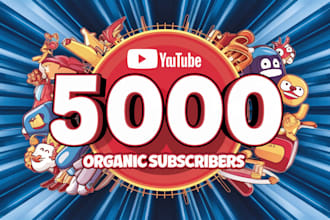 get you 1000 organic youtube subscribers super fast