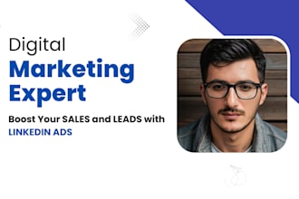 set up and create ads for you on linkedin