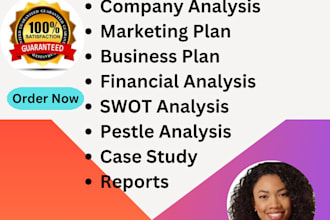 do strategic management, company analysis, swot, business plan and case studies