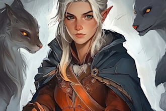 design dnd character art and dnd character art