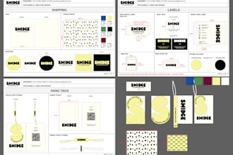 design fashion packaging swing tags and labels for your clothing brand