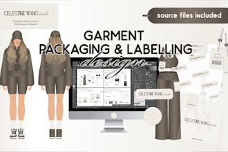 design fashion packaging swing tags and labels for your clothing brand