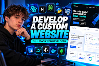 develop a custom website