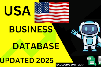 build for you 1m USA business database leads email list