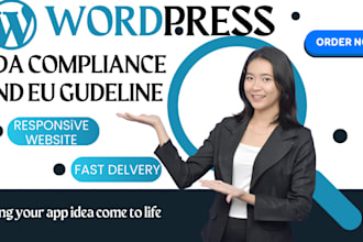 optimize your website for ada accessibility, eaa compliance, eu wcag guideline