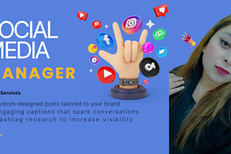 your social media manager, creating impactful content for social media