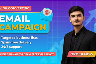 send 100,000 bulk email blast, email campaign and email marketing