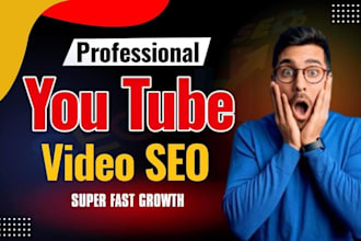 do your youtube channel seo and video optimization for top ranking