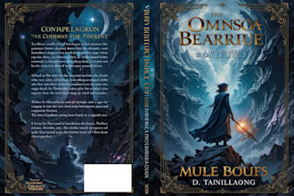 create a stunning fantasy or scifi book cover for you