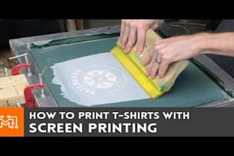 make screen printing designs for clothes and tshirts