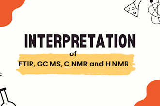 interpret ir, ms , cnmr and hnmr spectras