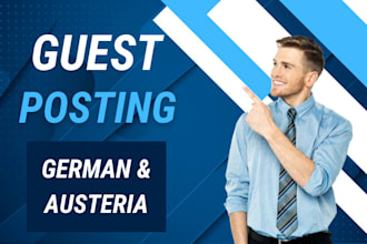 create your guest post on german and austria sites with seo backlinks