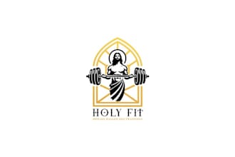 design modern physical fitness logo